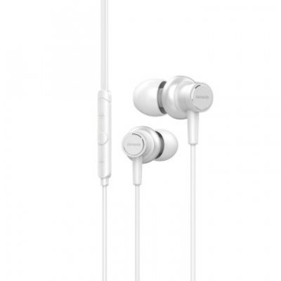 AURICULAR INTRAUDITIVO AIWA ESTM-500WT WHITE DIAMOND CARCASA DE ALUMINO DRIVER 10mm CON IMAN N40 Y D