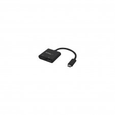 StarTech.com Adaptador Gráfico Externo USB-C a DisplayPort con Entrega de Potencia - Adaptador de VÍ­deo Externo USBC - USB Tipo C