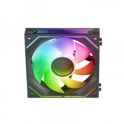 VENTILADOR INTERNO ARG DINAMICO MARS GAMING MF-LINKFINITY BLACK MODULARES PWM 120mm 360º VENTILADOR