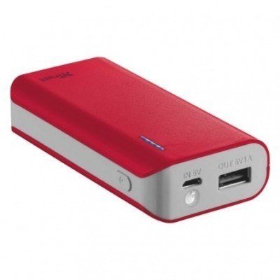 Powerbank 4400mAh Trust Urban Primo/ Roja