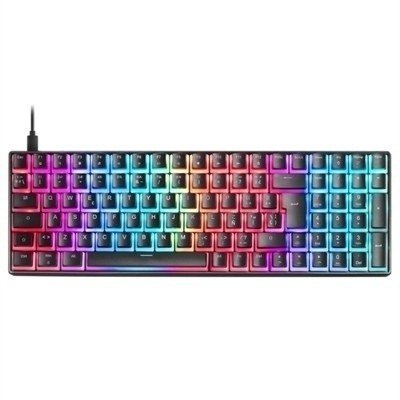 Teclado mars gaming mkultrabes rgb mecanico black blue