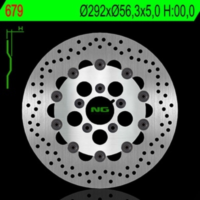 Disco de freno NG 679 Ø292 x Ø56.35 x 5 679