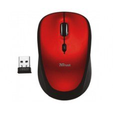 Ratón Trust Yvi Óptico Wireless Rf 1600dpi Rojo