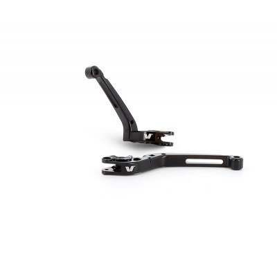 V-PARTS Foldable Levers 177mm CNC Black by Pair FL-02