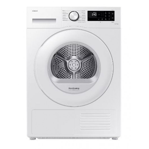 Secadora con bomba de calor Samsung DV90CGC2A0TEEC, 9 kg, clase C, 105 kWh/100 ciclos, 65 dB, OptimalDry, WiFi, blanco