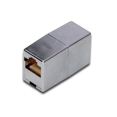Adaptador RJ45 Hembra a Hembra Cat5 BLINDADO 8P8C