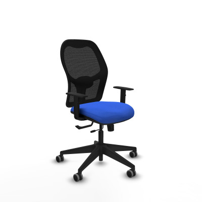 Alocén traslack malla negra bali azul brazos 1D base piramidal ruedas engomadas 65mm