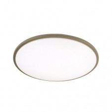 Plafon Eglon 36w 3000-4000-6500k Blanco/Cuero 3528lm 6,5x39x39cm C/remoto Y Reg.intensidad