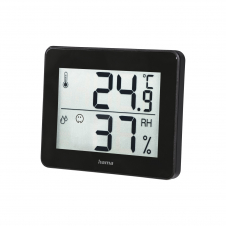Hama Termómetro e Higrómetro Digital (Control de humedad y temperatura de interiores, Almacenamiento de datos)