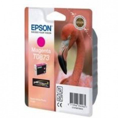 Cartucho tinta epson t0873 magenta 11.4ml stylus photo r1900 - flamenco