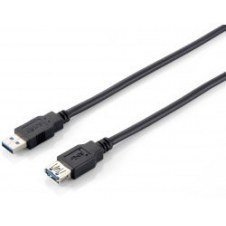 Cable Equip Usb-a/m A Usb-a/h 2m Negro