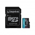 Kingston Canvas Go! Plus - Tarjeta de memoria flash (adaptador microSDXC a SD Incluido) - 64 GB - A2 / Video Class V30 / UHS-I U3 / Class10 - microSDXC UHS-I