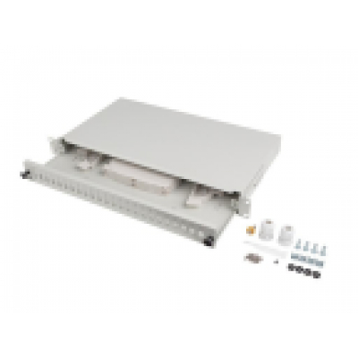 PATCH PANEL LANBERG 1U 19 FIBRA OPTICA 24 PTS SC SIMPLEX O 24 LC DUPLEX GR+ACC