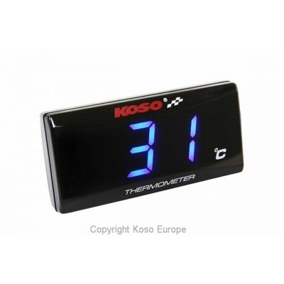 Reloj de temperatura digital KOSO Super Slim azul BA024B10 BA024B10