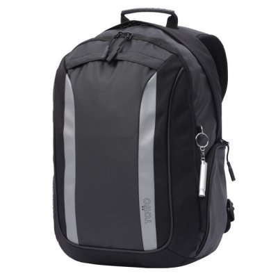 MA04BIK001-22100-N01 mochila Mochila informal Negro, Gris Lienzo, Tela