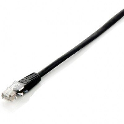 Cable red equip latiguillo rj45 u - utp cat6 10m negro