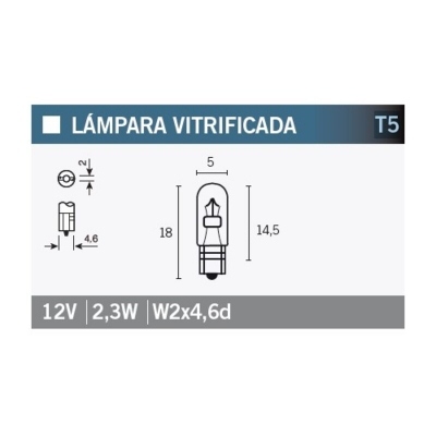 Caja de 10 lámparas OSRAM 2723 2723