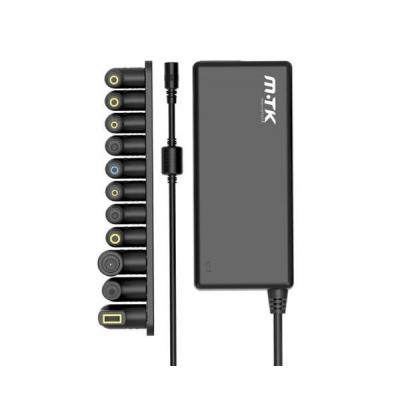 Cargador para portátil universal automático 90W / 11 conectores / 2.2m / TG7190 / MTK