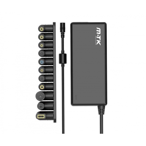 Cargador para portátil universal automático 90W / 11 conectores / 2.2m / TG7190 / MTK