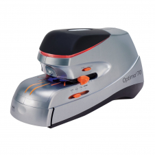 Rexel Grapadora Optima 70 uso intensivo plateada/negra