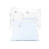 Juego de cama bordado 6 piezas 60/120 Dream Big Azul