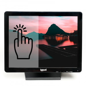 Monitor táctil resistivo iggual MTL15C, 15 pulgadas, XGA, 75 Hz, HDMI, VGA