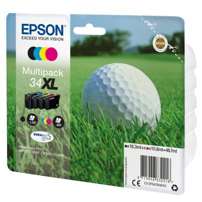Cartucho de Tinta Original Epson nº34 XL Alta Capacidad Multipack/ Negro/ Cian/ Amarillo/ Magenta