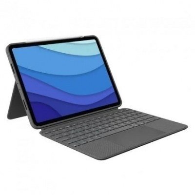 Funda con Teclado Logitech Combo Touch para Tablets Apple Ipad Pro 11 1ª / 2ª / 3ª Generación/ Gris