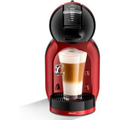 Cafetera de Cápsulas Krups Dolce Gusto Mini Me KP123HAS/ 1500W/ 15 Bares/ Rojo Cereza