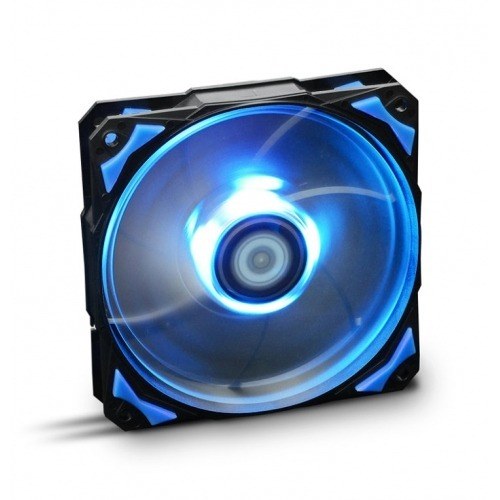 Ventilador caja nox hummer h - fan led 120mm negro led azul