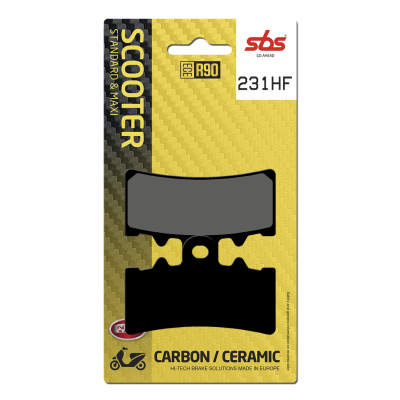 HF Street Ceramic Organic Brake Pads SBS 231HF