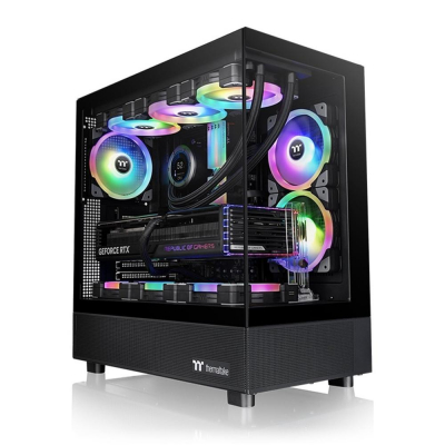 Caja ordenador gaming thermaltake view 270 tg atx argb cristal templado negra