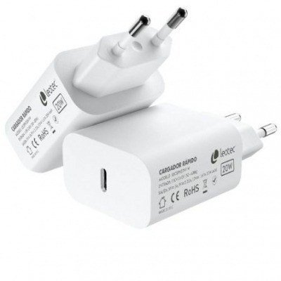 Cargador de Pared Leotec LECSPH20W1W/ 1x USB Tipo-C/ 20W