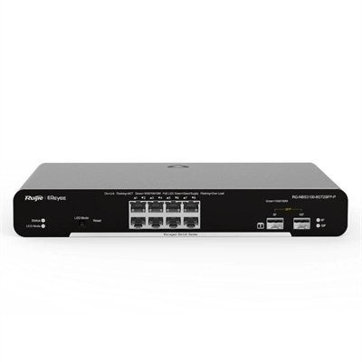 Switch ReyeeL2 8xGb PoE+ 2xSFP Slots Rack