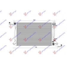 RADIATOR 2.5 TDI DIESEL +/- A/C AUTOMATIC (632x399) (NRF)