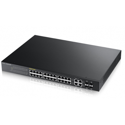 GS1920-24HP Gestionado L2 Gigabit Ethernet (10/100/1000) Energía sobre Ethernet (PoE) Negro