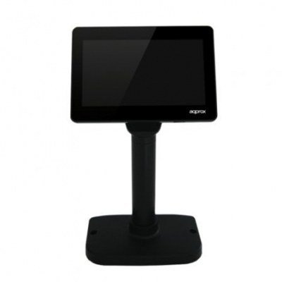VISOR LCD APPROX APPLCD02 - 7/17.78CM COLOR - 800*480 - 25M/S - 450CD/M2 - USB - NEGRO