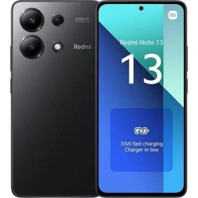 Smartphone Xiaomi Redmi Note 13 6GB/ 128GB/ 6.67/ Negro