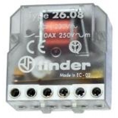 Telerruptor 230Vac 2Ctos Abiertos Reposo 10A/250Vac Biestable FINDER