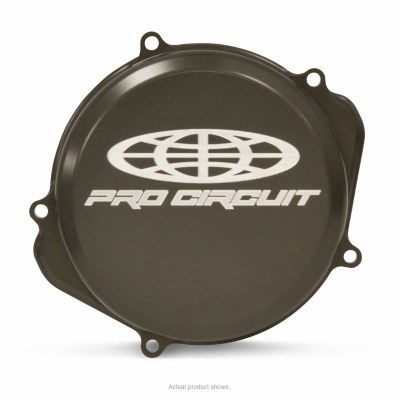 Tapa de embrague Pro Circuit para Honda CRF250R: aluminio, negro CCH04250F