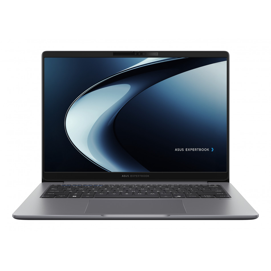 ASUS ExpertBook P3 PM3406CKA-NZ1003 - Ordenador Portátil 14" WQXGA 144Hz (AMD Ryzen AI 7 350, 16GB RAM, 512GB SSD, Radeon 860M, Sin Sistema Operativo) Gris Brumoso - Teclado QWERTY español