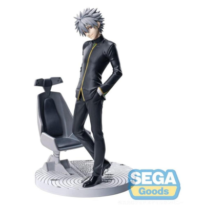 Figura sega goods luminasta evangelion 3.0 + 1.0 thrice upon a time kaworu nagisa commander suit ver. 2 20cm