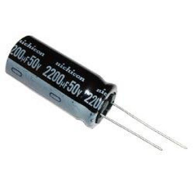 Condensador Electrolítico RADIAL 2200uF 50Vdc 105ºC 16x36mm