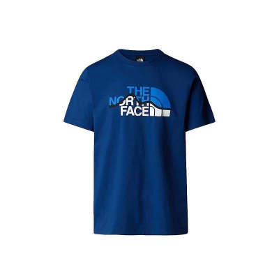 Camiseta THE NORTH FACE Men’s S/S Mountain Line Tee NF0A87NTD1R1 Azul