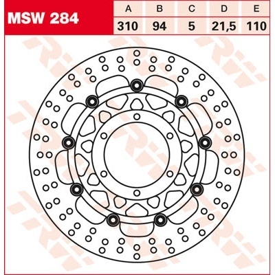 Discos de freno TRW MSW284