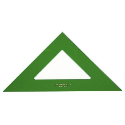 FABER-CASTELL Escuadra tecnica Faber-Castell sin graduar 28cm