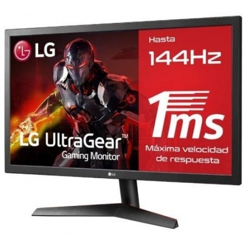 Monitor Gaming LG UltraGear 24GN53AB 23.5/ Full HD/ 1ms/ 144Hz/ TN/ Negro