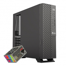 Gabinete Oficina Mince Slim ITX Stylos con fuente de poder 550W STGAMN1B