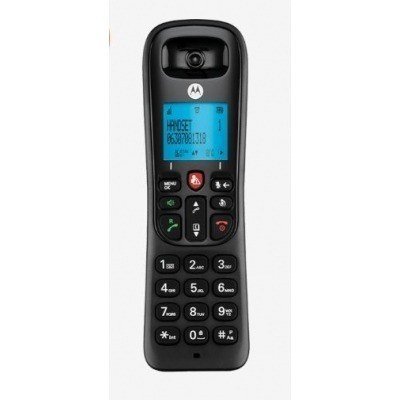 Motorola CD4001 Teléfono DECT Negro Identificador de llamadas