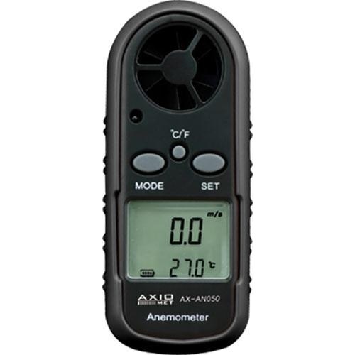 Anemómetro/Termometro LCD medidor Velocidad del Viento